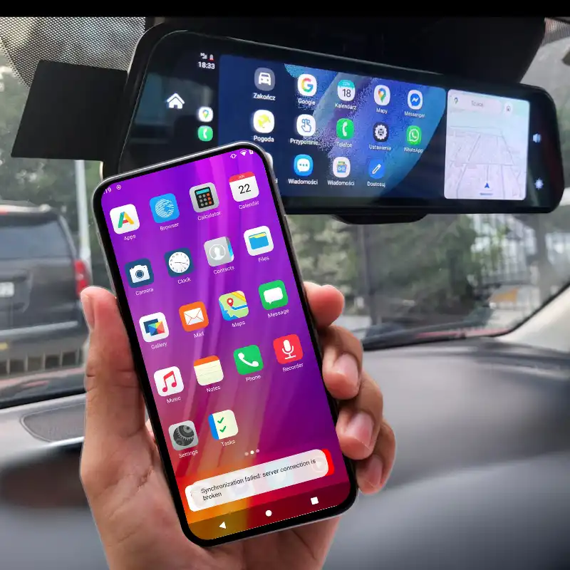 Kamera samochodowa 10 cali Android Auto LEMON H21